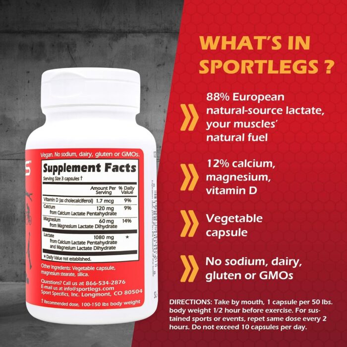 SPORTLEGS Fast Fitness Boost Pre Workout - Image 4