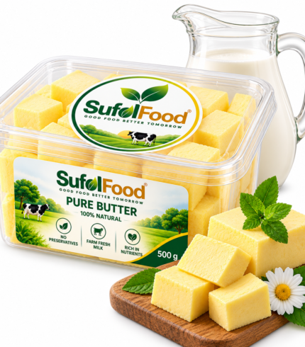 Sufol Food Pure Butter 500g transparent food grade container